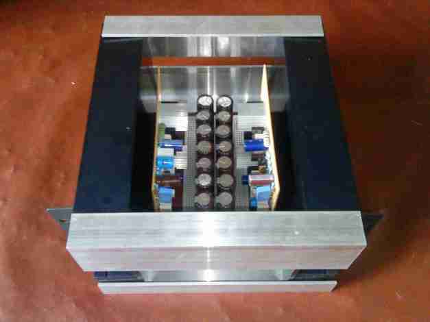 This is the chassis I've planned, but that is not a final result, because there's no place for a transformer. 