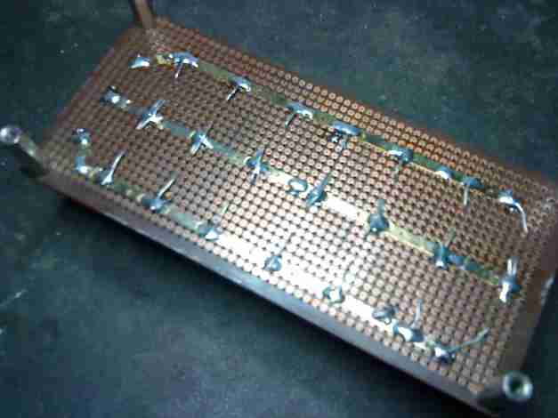 Standar PCB for mounting and metal plate (gold plated) for connecting all elco's.