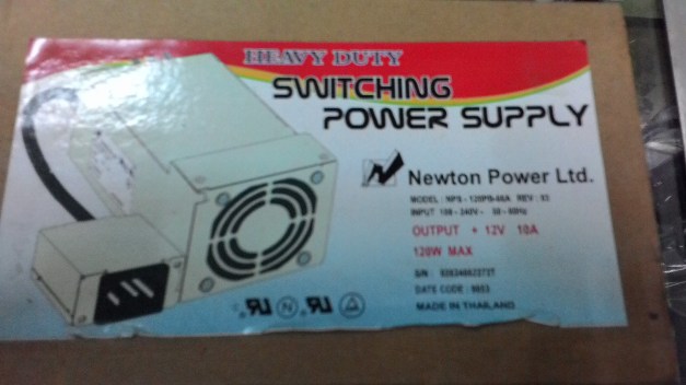 SMPS Power Supply 12V 10A 