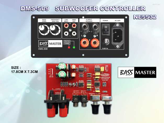 PREAMP SUBWOOFER DMS-509